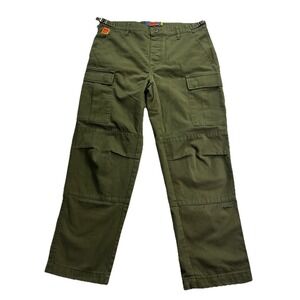 Empyre Relax Green Cargo Pants Men's 30 Skater Baggy Y2K Grunge Wide Leg Punk